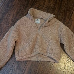 fleece sherpa quarter zip